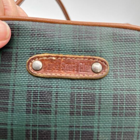 Vintage Plaid Paris Sport Club crossbody bag. - Picture 3 of 12